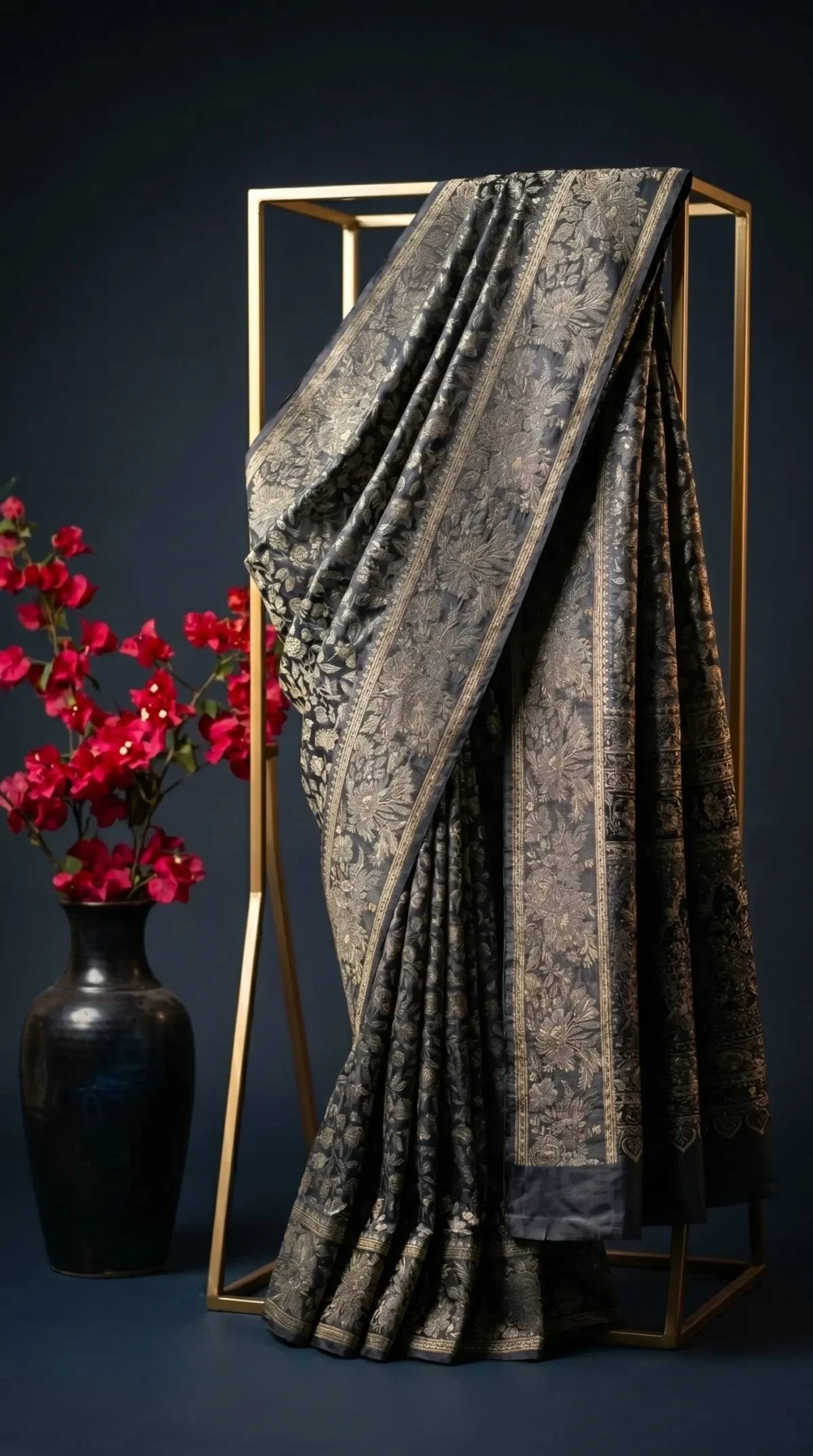 Luxury Kashmiri Kani Silk Saree