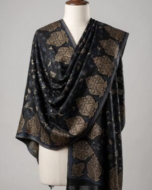 Metallic Weave Shawl