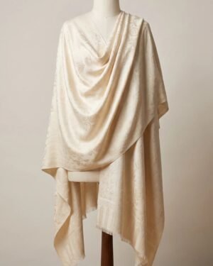Reversible Metallic Weave Shawl