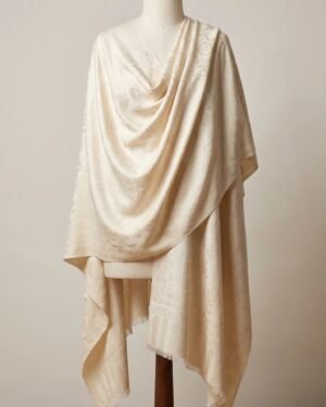 Reversible Metallic Weave Shawl