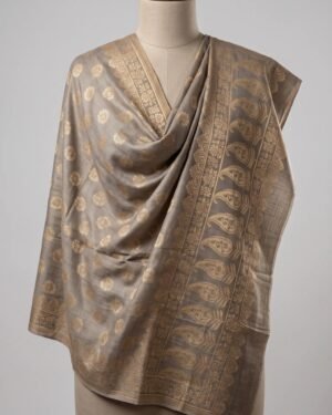 Metallic Weave Shawl