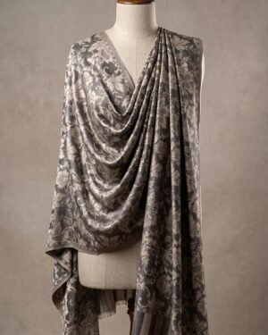 Reversible Metallic Weave Shawl