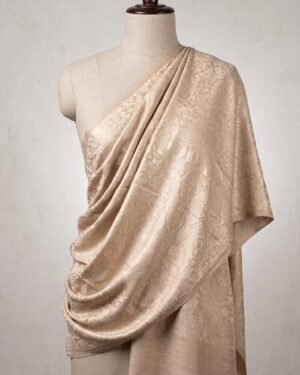 Reversible Metallic Weave Shawl