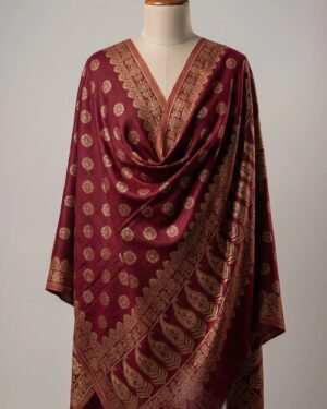Metallic Weave Shawl