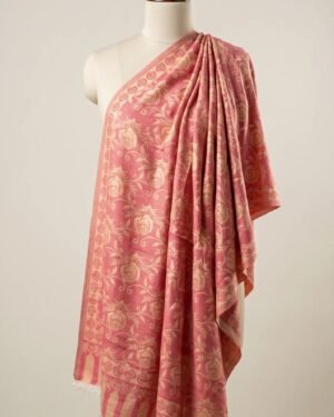 Reversible Metallic Weave Shawl