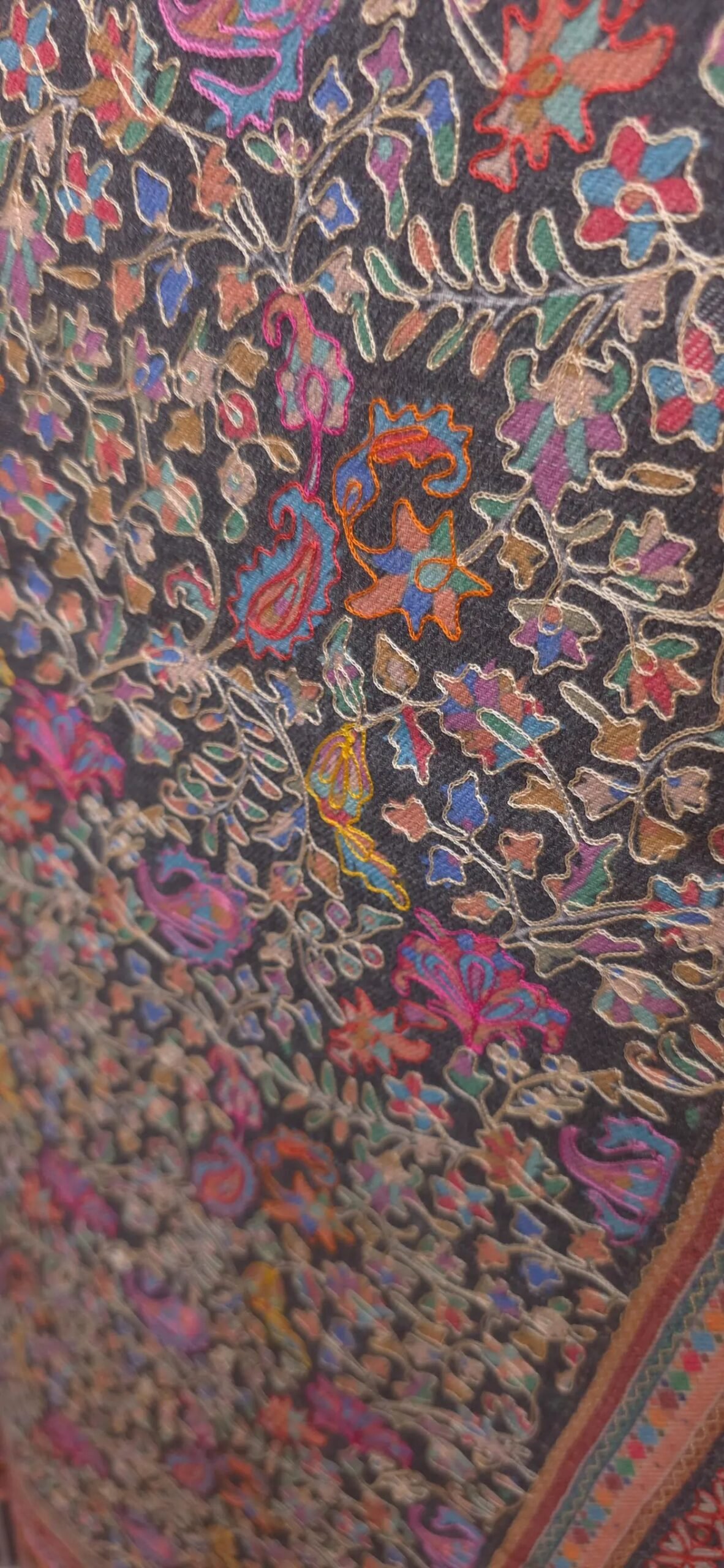 Kalamkari Mix Wool Shawl
