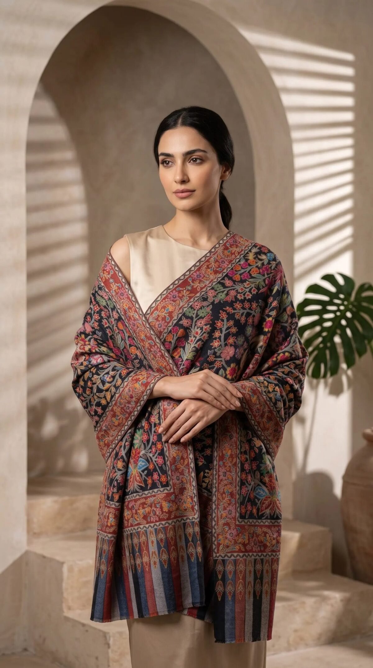 Kalamkari Fine Shawl