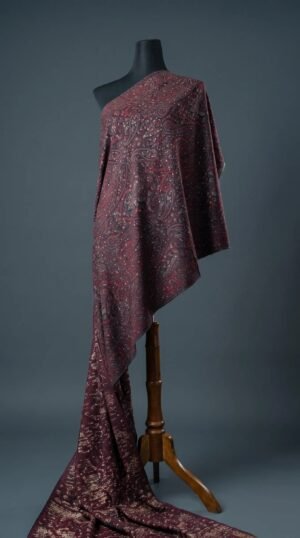 Kani Jamawar Metallic Weave Shawl