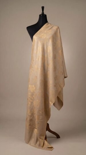Metallic Weave Shawl