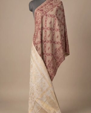 Reversible Kani Weave Shawl