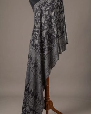 Black Kani Weave Shawl