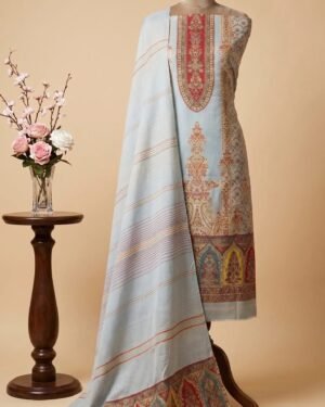 Kashmiri Khadi Cotton Suit
