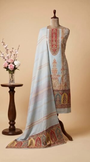 Kashmiri Khadi Cotton Suit