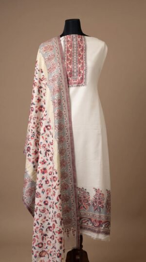 Kashmiri Khadi Cotton Suit