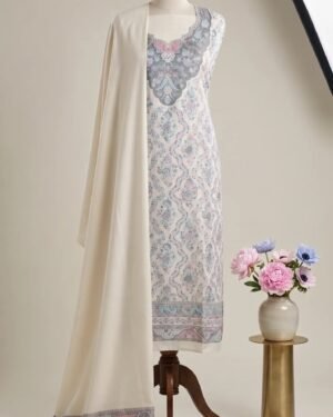 Kashmiri Khadi Cotton Suit