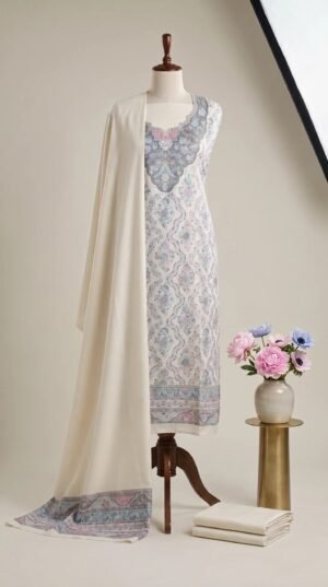 Kashmiri Khadi Cotton Suit