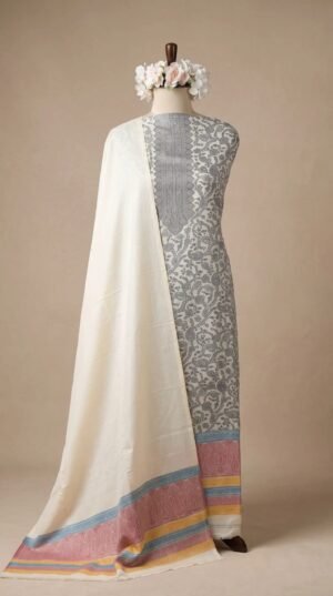 Kashmiri Khadi Cotton Suit