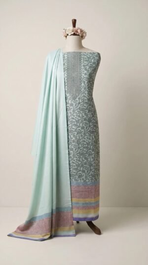 Kashmiri Khadi Cotton Suit