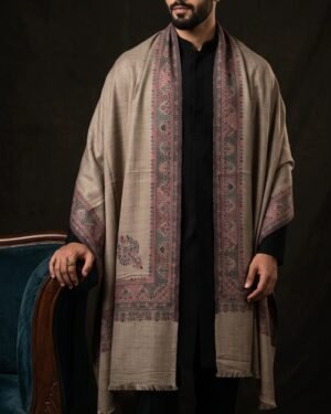 PREMIUM MEN’S BORDER KANI SHAWL
