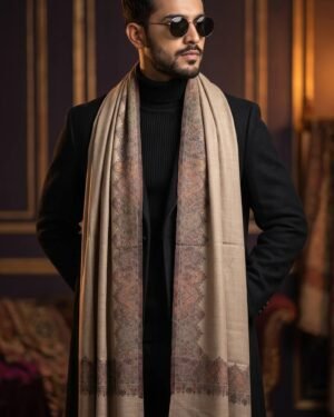 PREMIUM MEN’S BORDER KANI SHAWL
