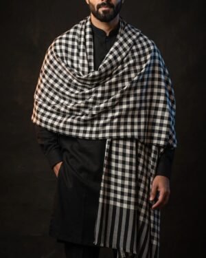 Men’s Plaid Shawl