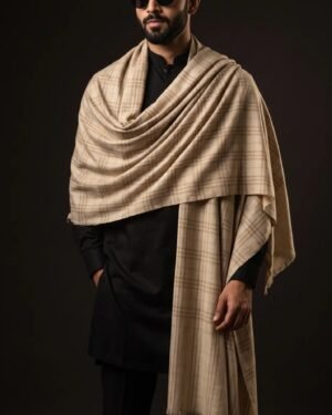 Men’s Plaid Shawl