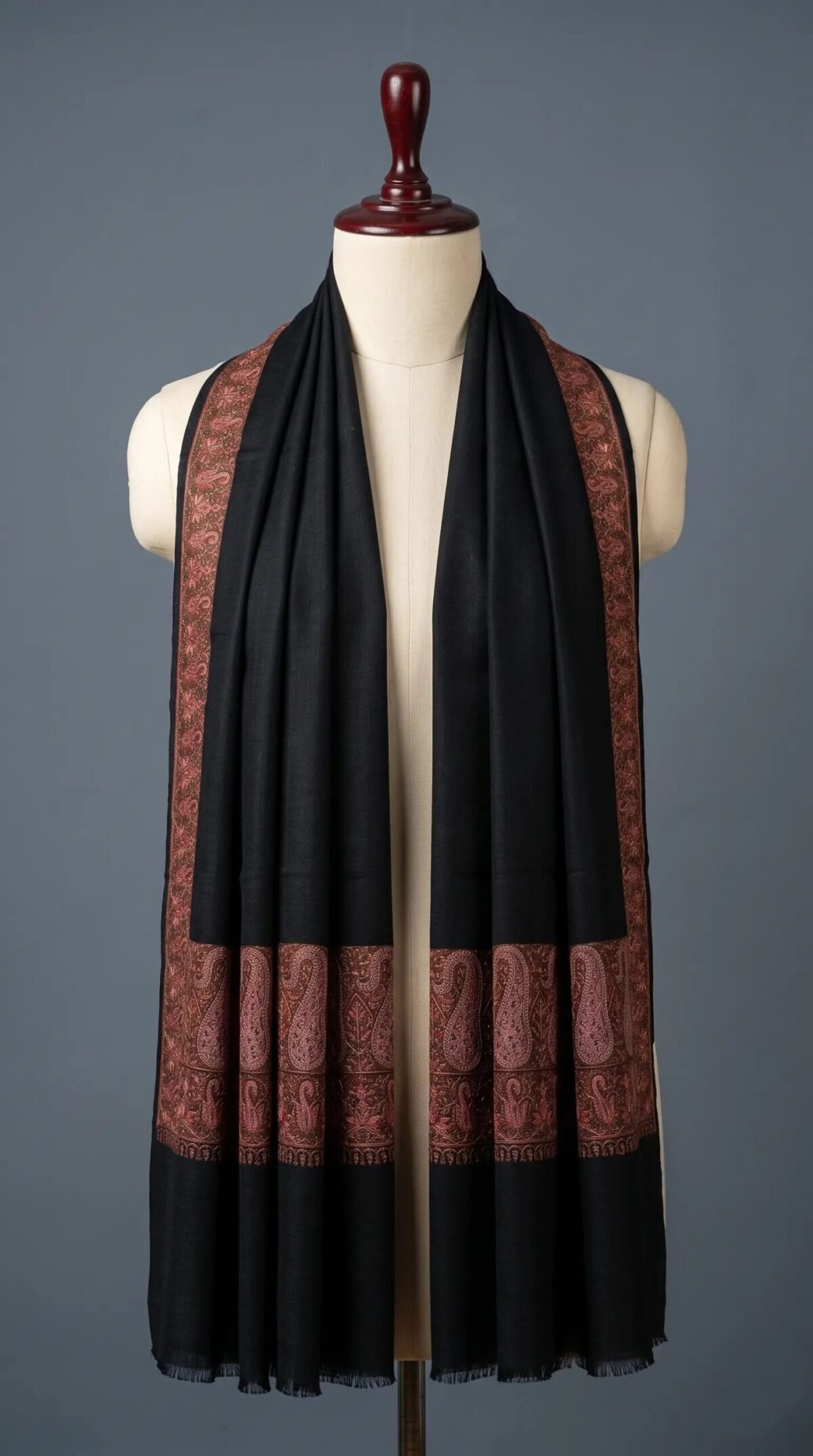 Golden Zari Woven Shawl