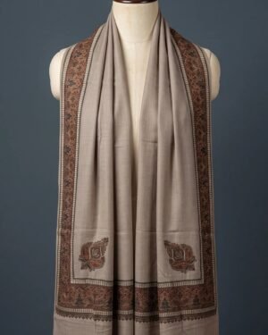 Border Papier Mache Shawl – T002430KH