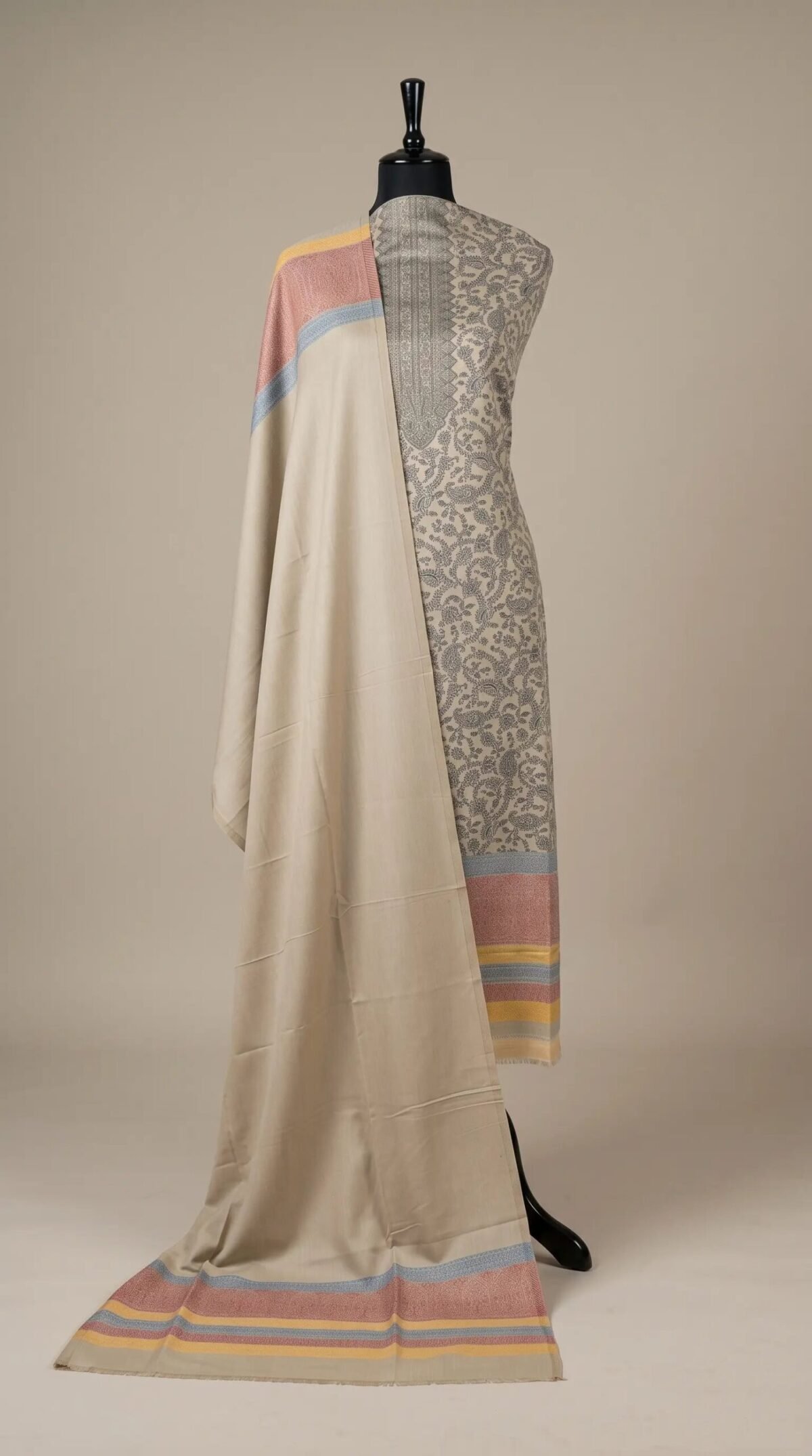 Kashmiri Khadi Cotton Suit