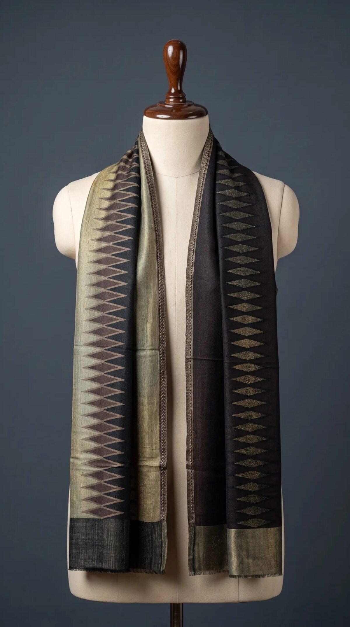 Border Papier Mache Shawl