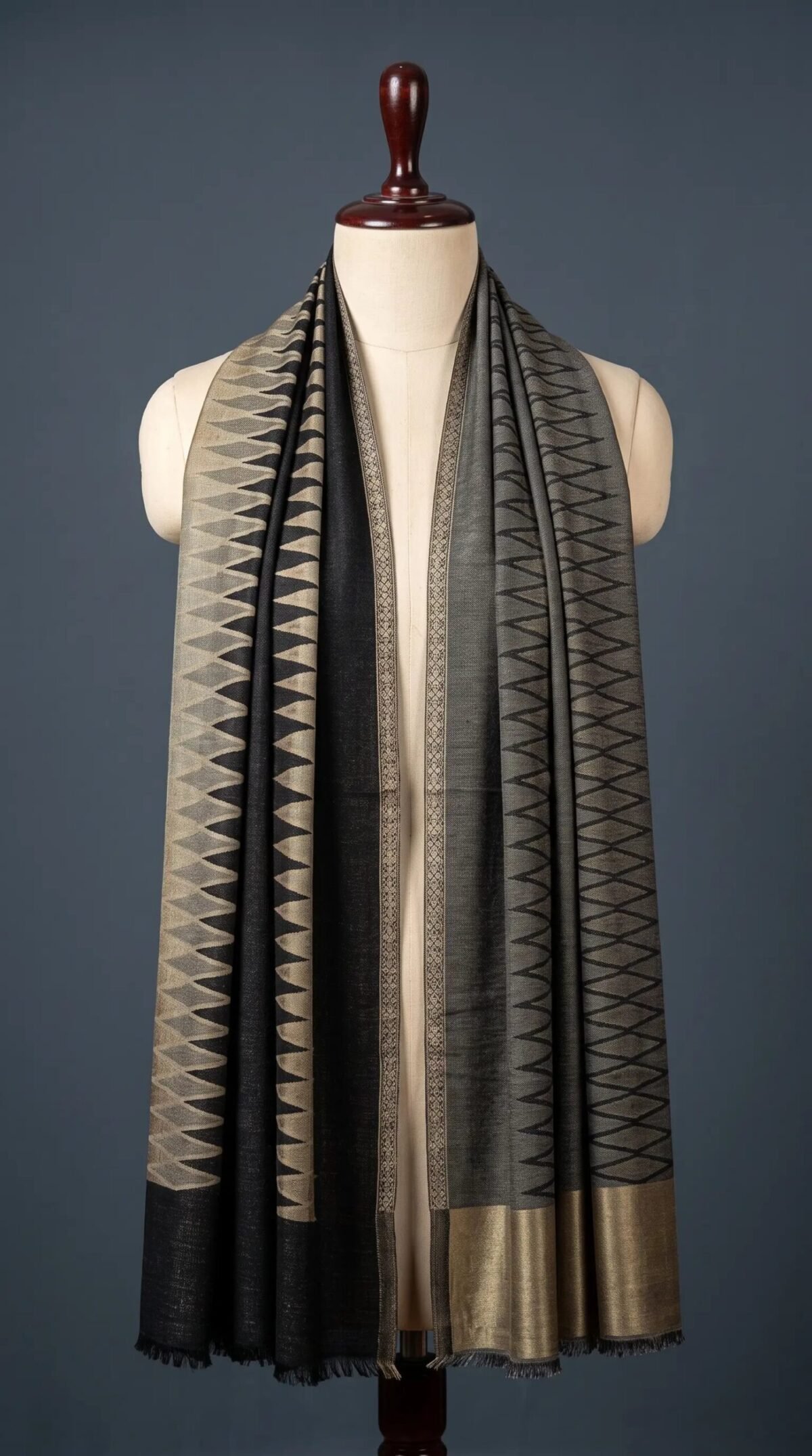 Border Papier Mache Shawl
