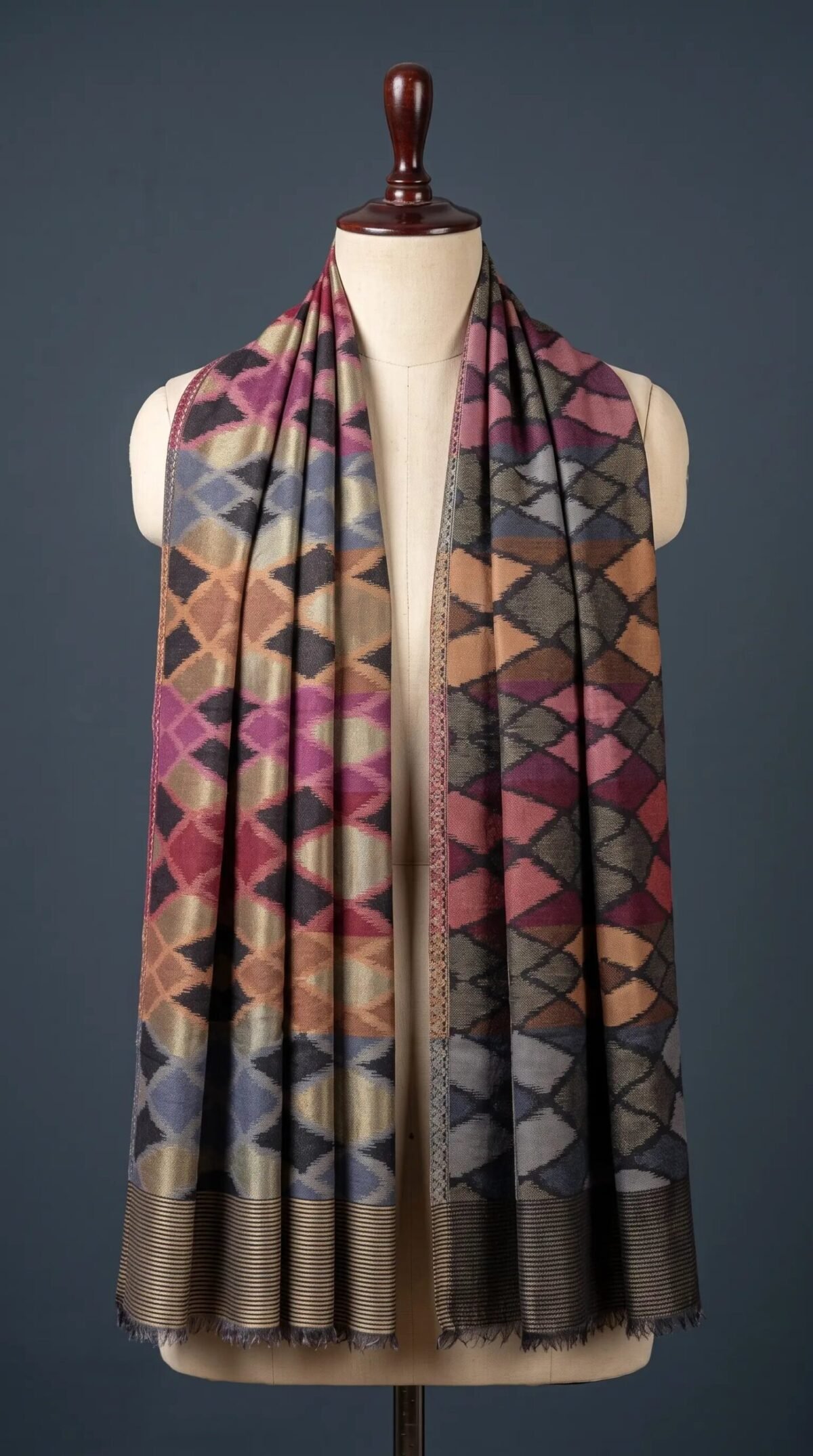 Border Papier Mache Shawl