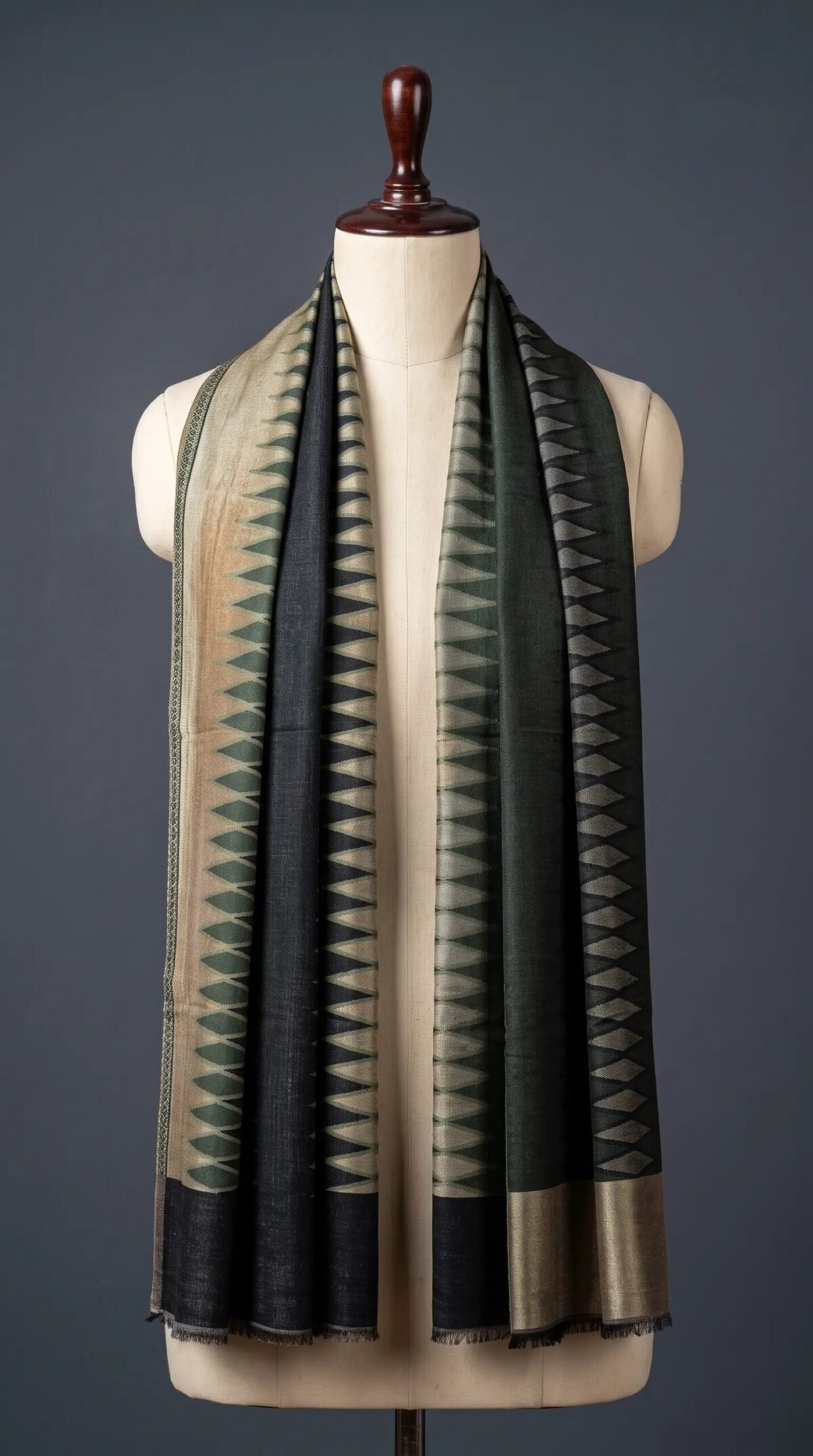 Border Papier Mache Shawl