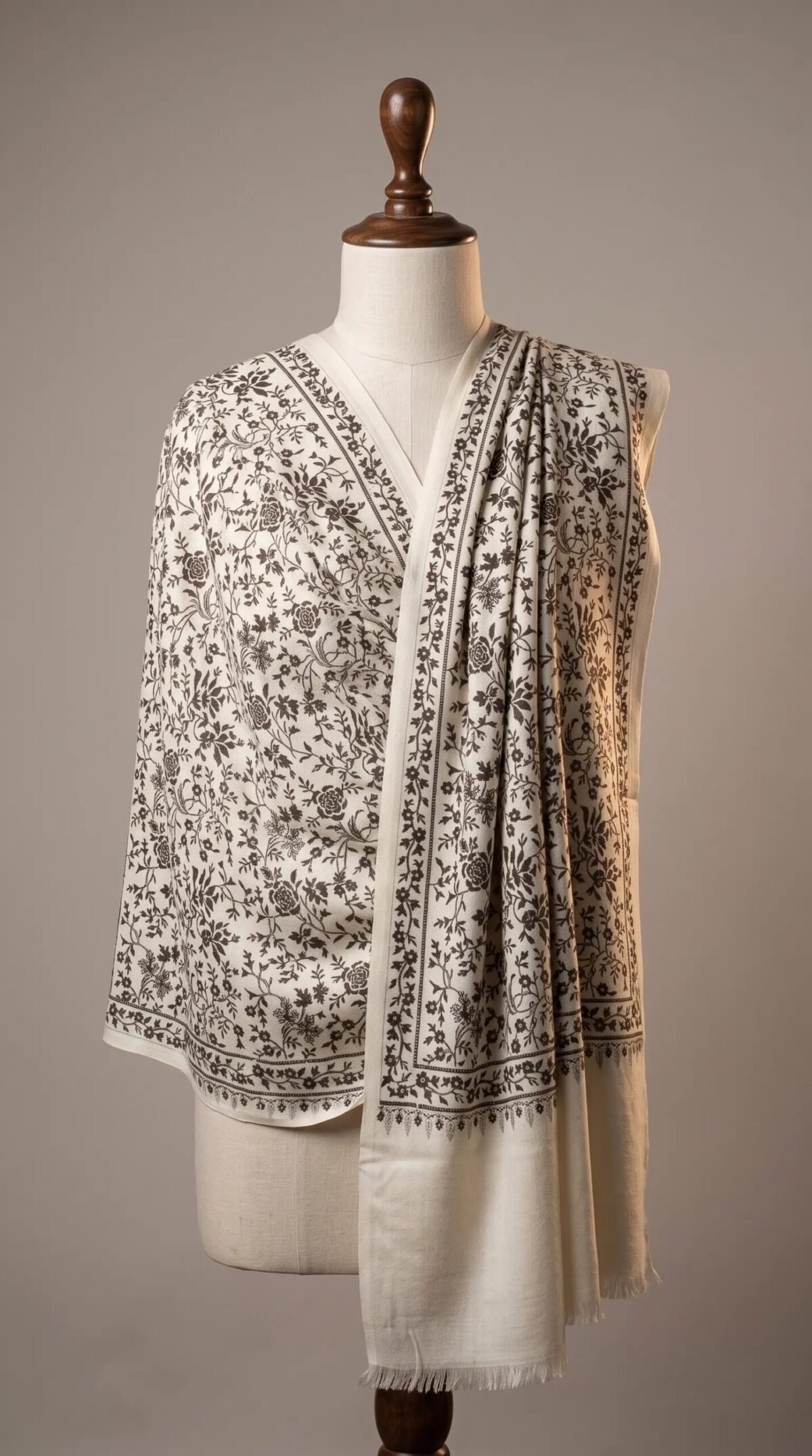 Border Papier Mache Shawl