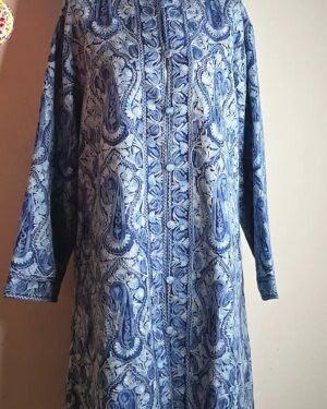 Hand Assisted All-over Embroidered Ari Florals Coat